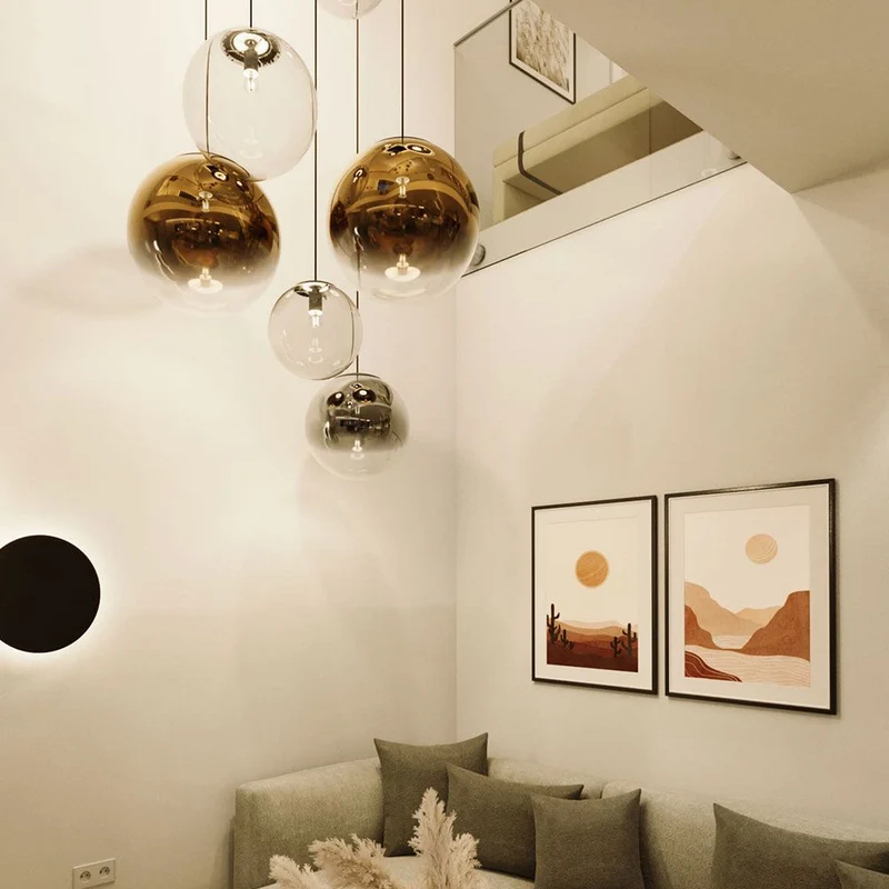 s.luce Orb 5-flammige Galerielampe Modular