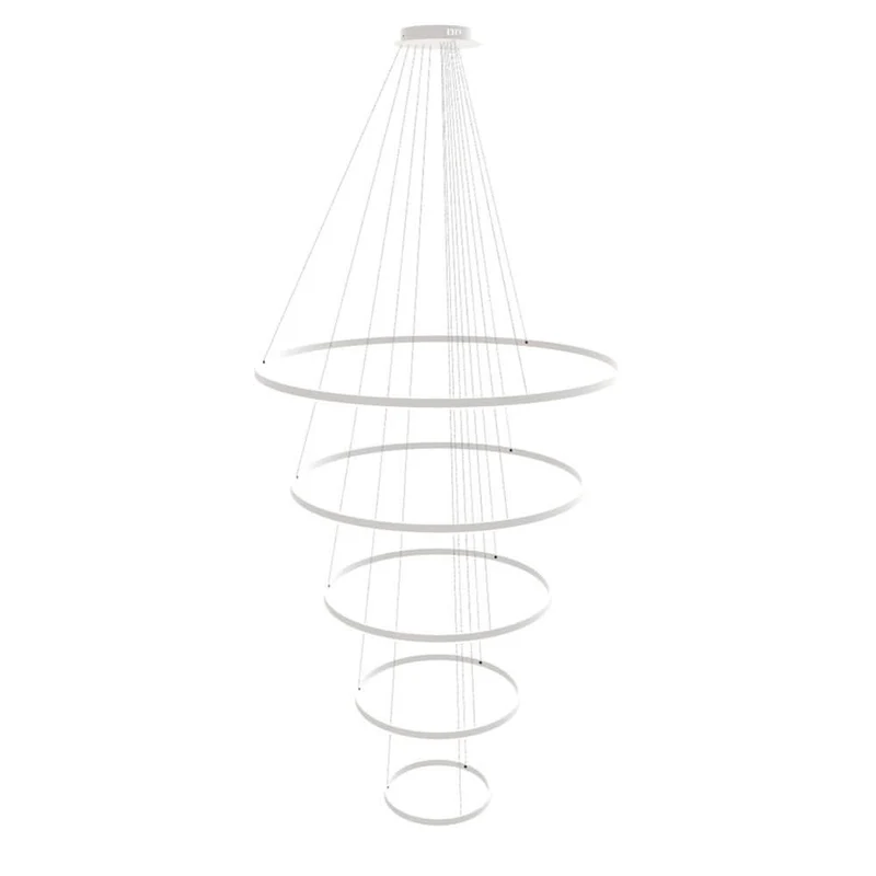 s.luce LED Ring Pendelleuchte 5-flammig Zentrisch