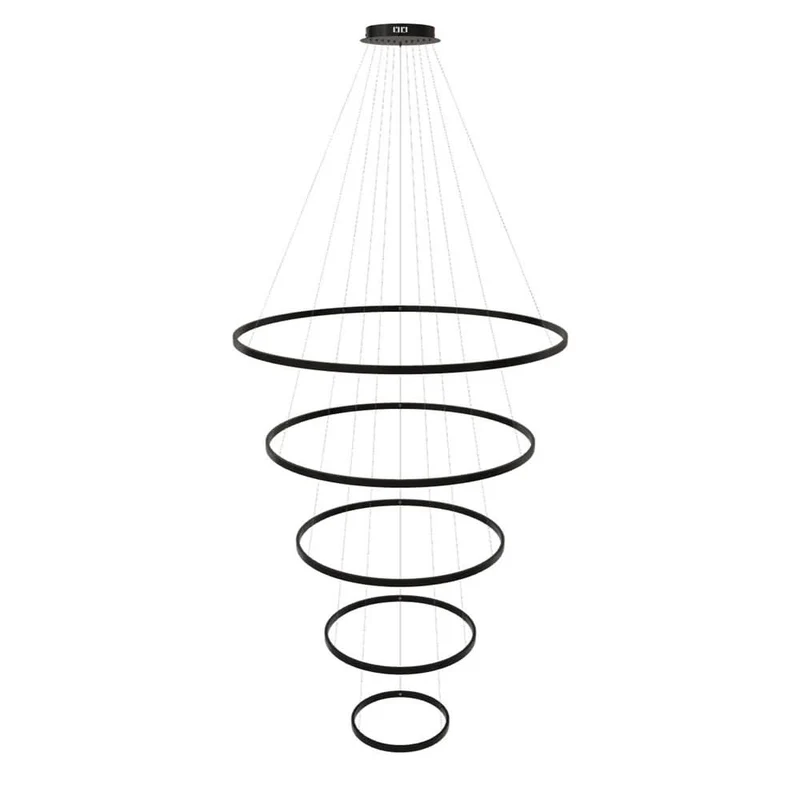 s.luce LED Ring Pendelleuchte 5-flammig Zentrisch