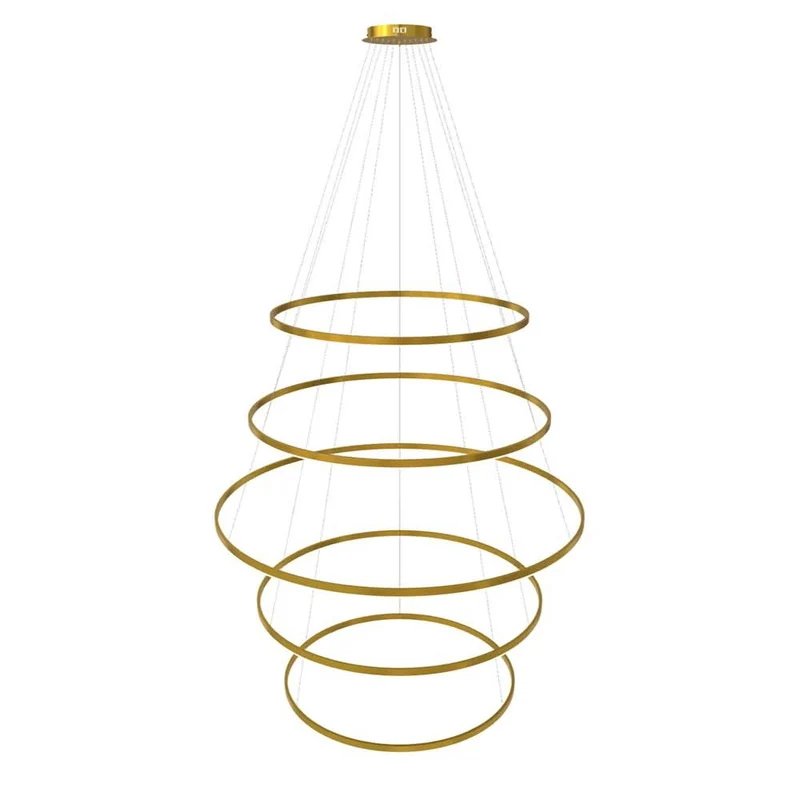 s.luce LED Ring Pendelleuchte 5-flammig Zentrisch