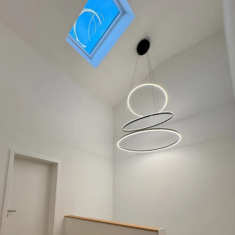 s.luce LED Ring Hängeleuchte 3-flammig Zentrisch