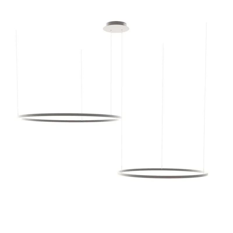 s.luce LED Ring Hängelampe 2-flammig Exzentrisch
