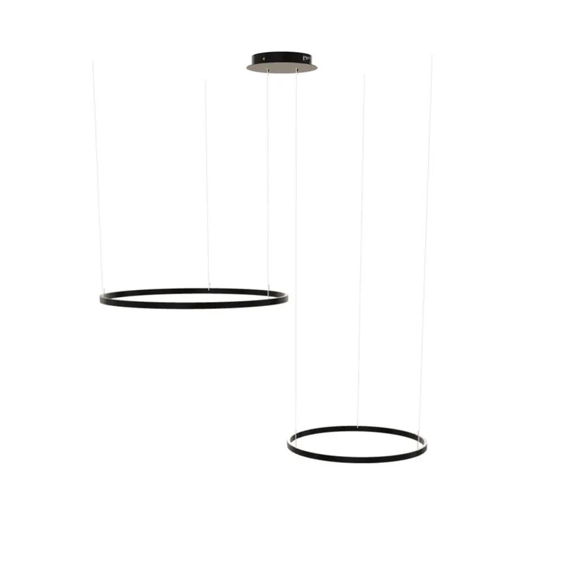 s.luce LED Ring Hängelampe 2-flammig Exzentrisch