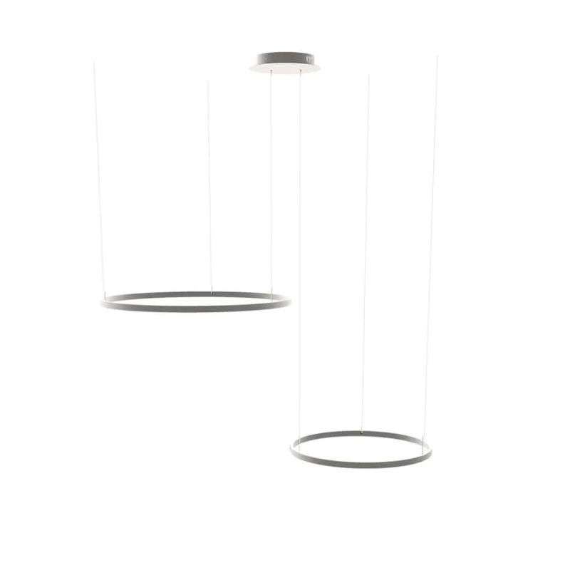 s.luce LED Ring Hängelampe 2-flammig Exzentrisch
