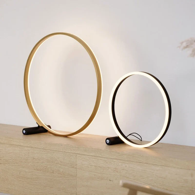 s.luce LED Ring Tischleuchte Direkt oder Indirekt