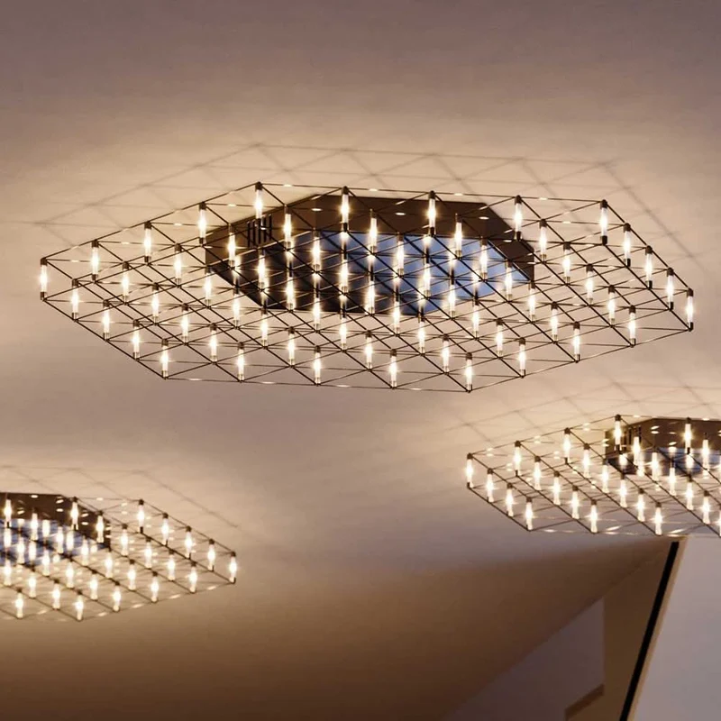 s.luce Atom eckige LED Effekt Wand- & Deckenleuchte
