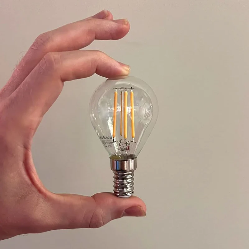 s.luce E14 LED Warmweiß 2700K 350lm 4W Dimmbar CRI 90