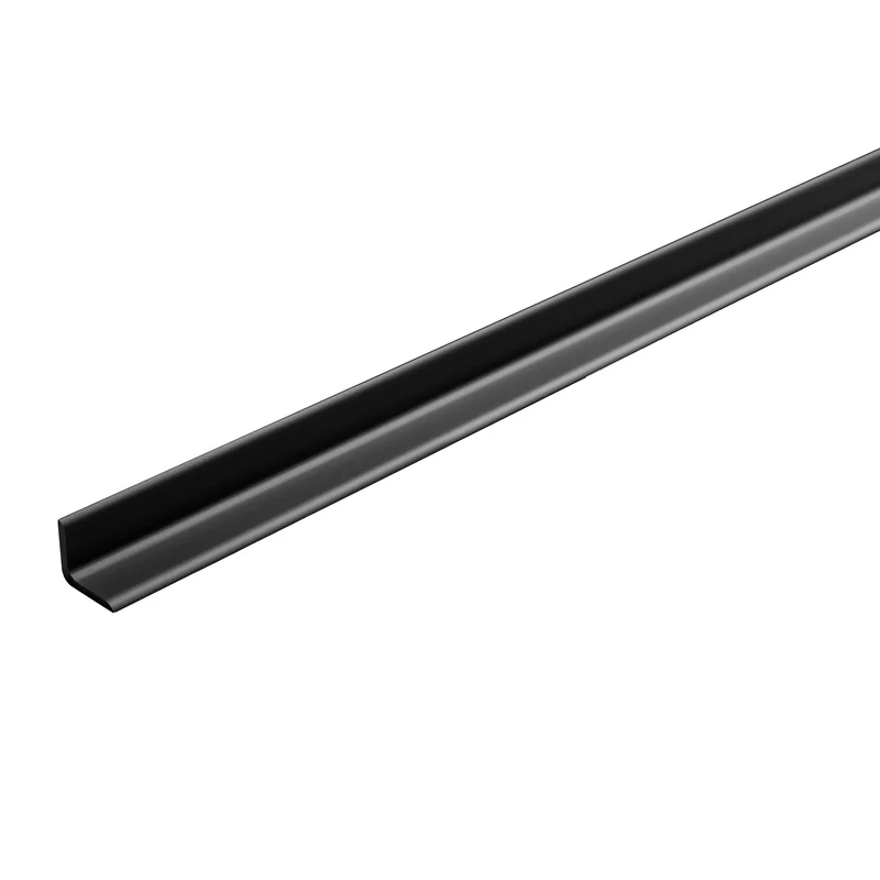 Aluminium binnenhoek ZWART van 2600 mm voor Dumawall en Inspiro