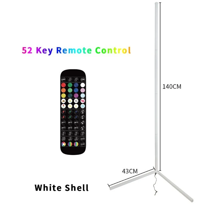 LAMPADAIRE LED RGB AVEC TRÉPIED