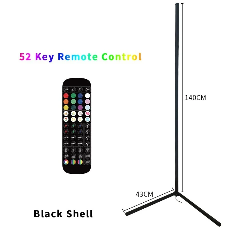 LAMPADAIRE LED RGB AVEC TRÉPIED