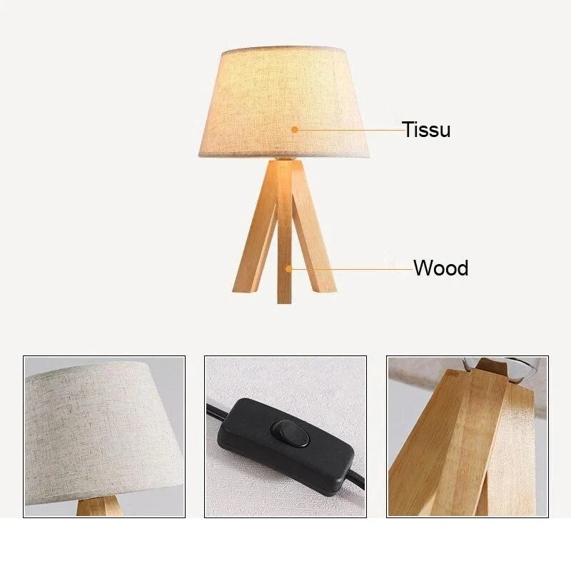 LAMPE DE TABLE STYLE NORDIQUE