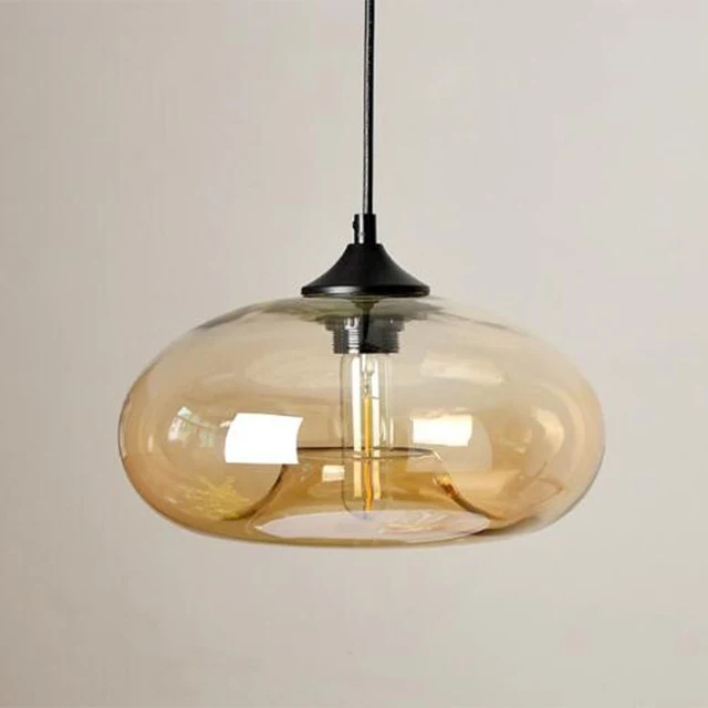 PLAFONNIER EN VERRE DE COULEUR