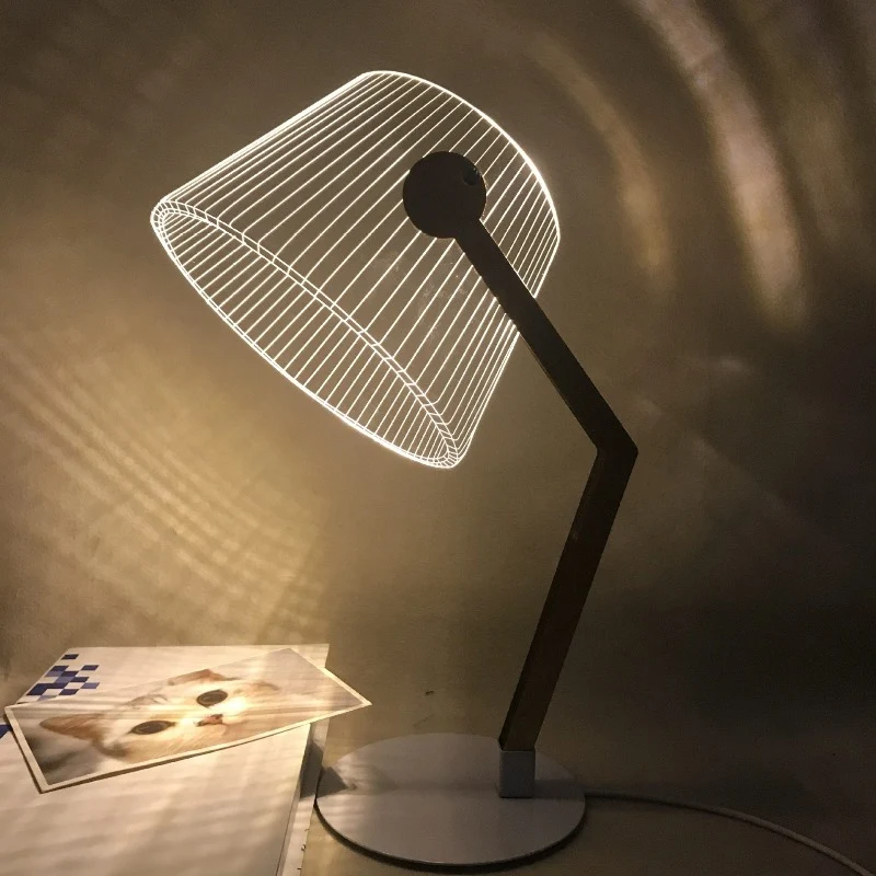 LAMPE DE TABLE EFFET 3D