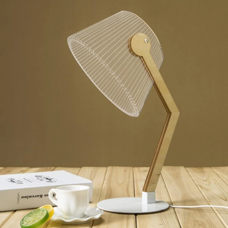 LAMPE DE TABLE EFFET 3D