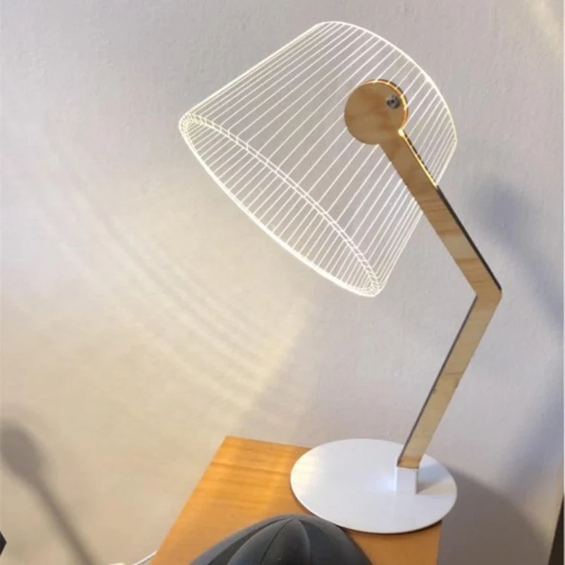LAMPE DE TABLE EFFET 3D