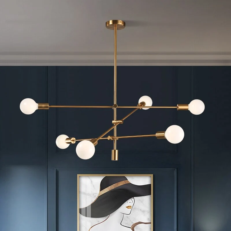 LUSTRE D'INSPIRATION MOLÉCULAIRE