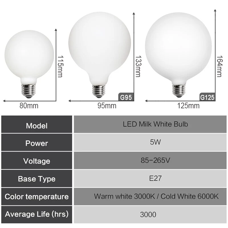 AMPOULE LED GLOBE