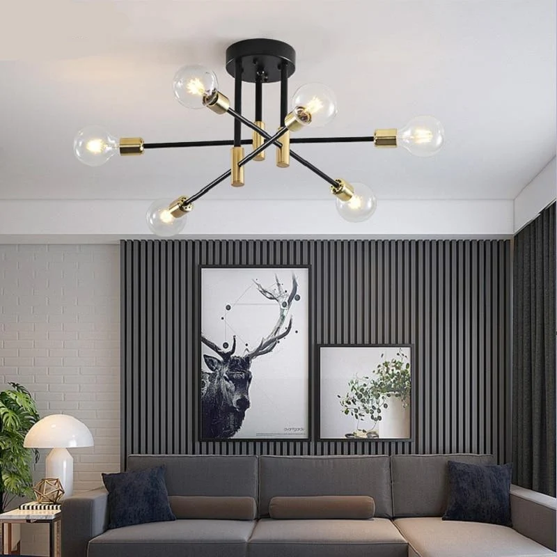 LUSTRE MODERNE A BRANCHES