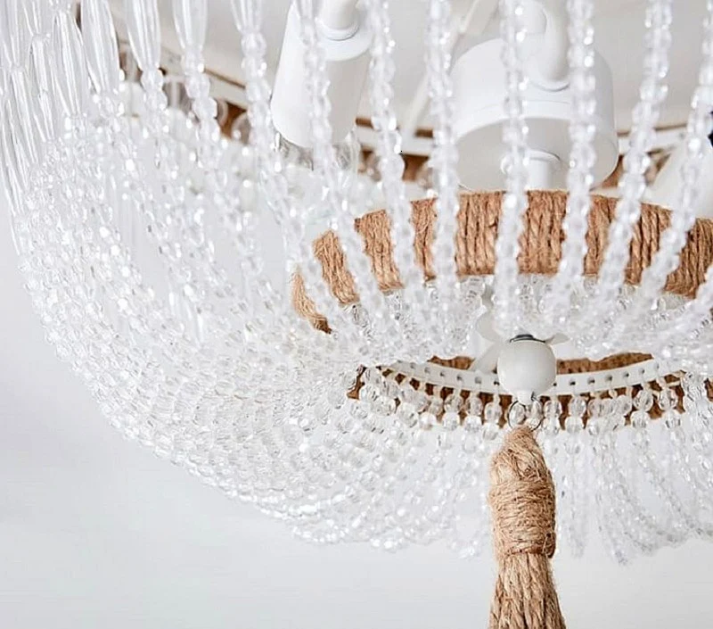 LUSTRE RÉTRO-MODERNE ROND