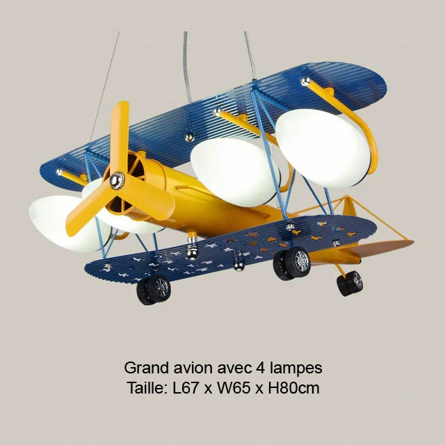 LAMPE PLAFONNIER AVION