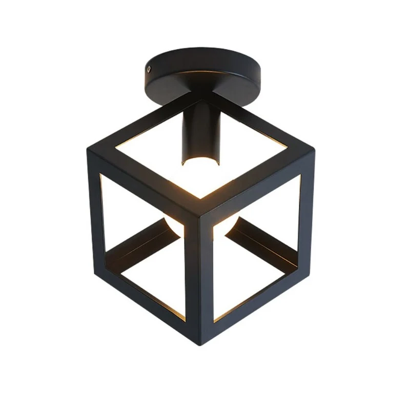 PLAFONNIER INDUSTRIEL DIAMANT NOIR