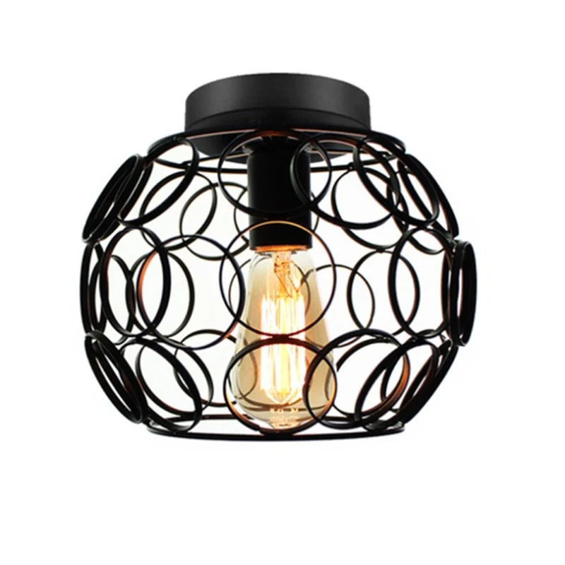 PLAFONNIER INDUSTRIEL DIAMANT NOIR
