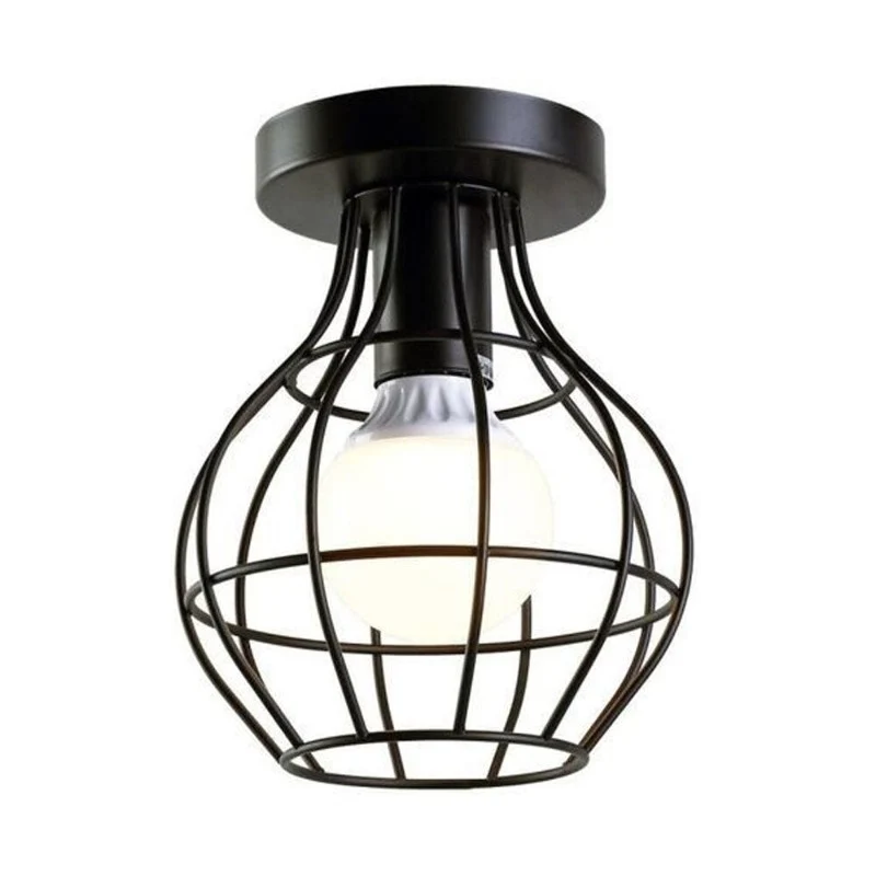 PLAFONNIER INDUSTRIEL DIAMANT NOIR