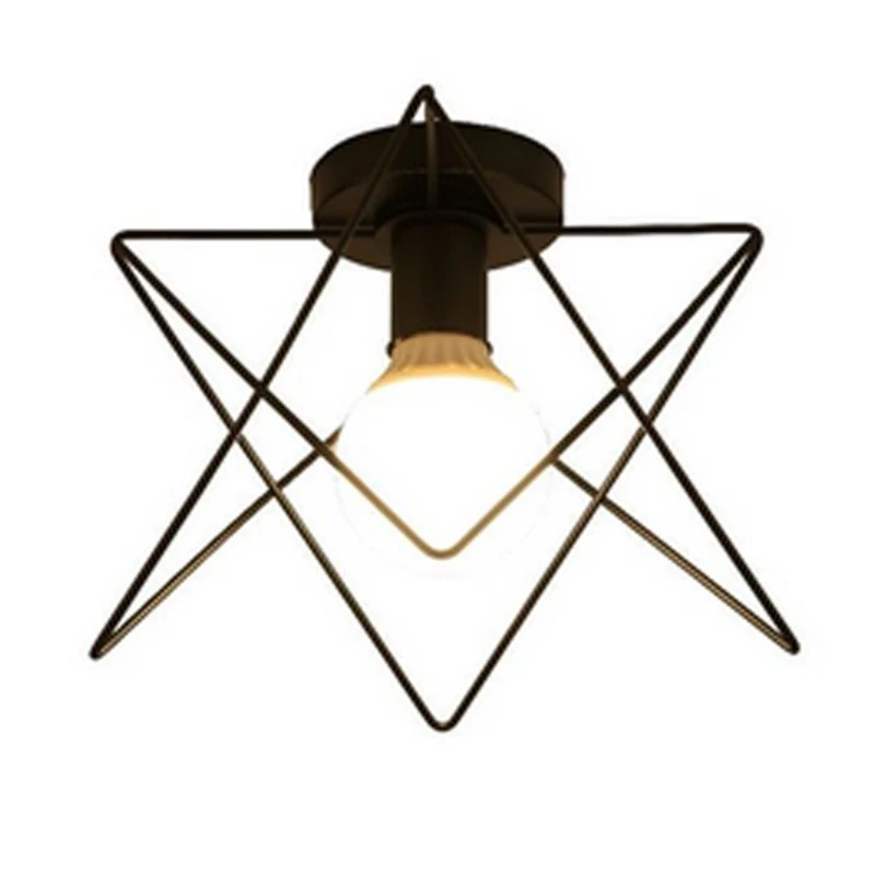 PLAFONNIER INDUSTRIEL DIAMANT NOIR
