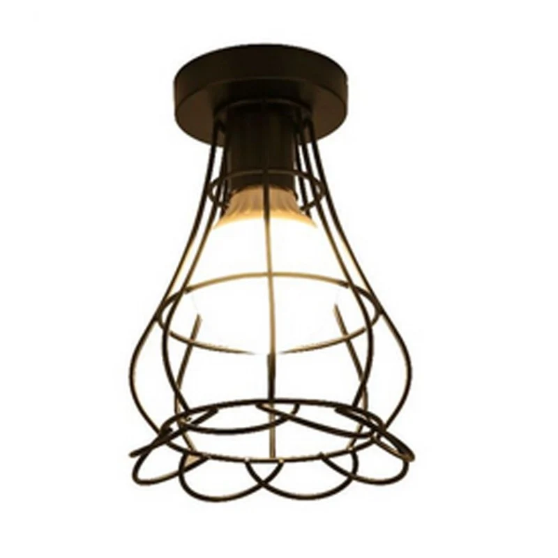 PLAFONNIER INDUSTRIEL DIAMANT NOIR