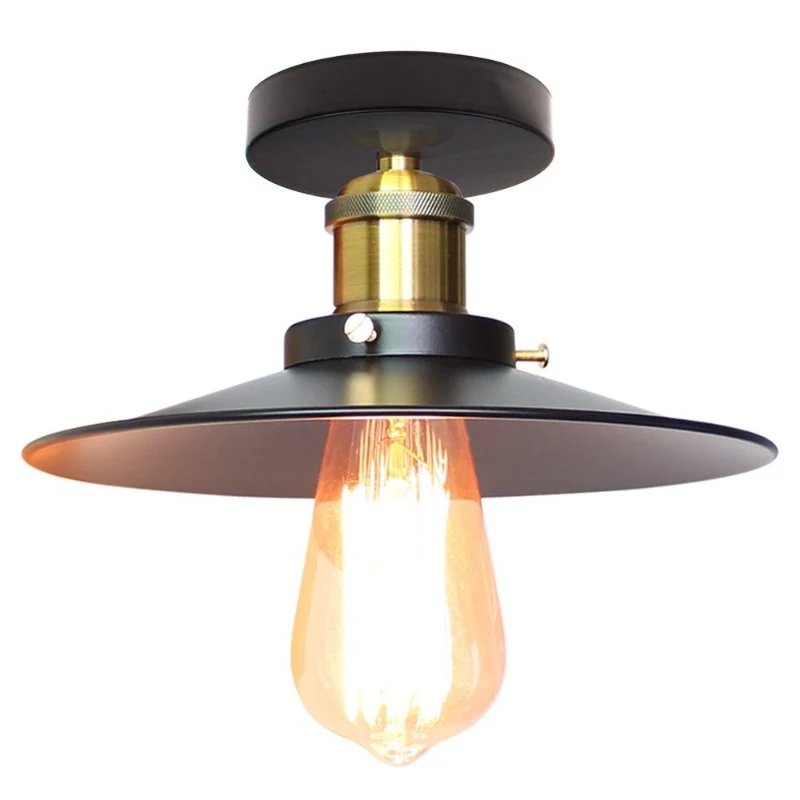 PLAFONNIER INDUSTRIEL DIAMANT NOIR