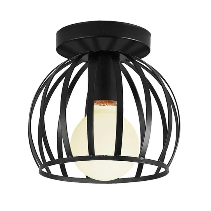 PLAFONNIER INDUSTRIEL DIAMANT NOIR