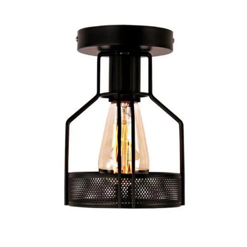 PLAFONNIER INDUSTRIEL DIAMANT NOIR