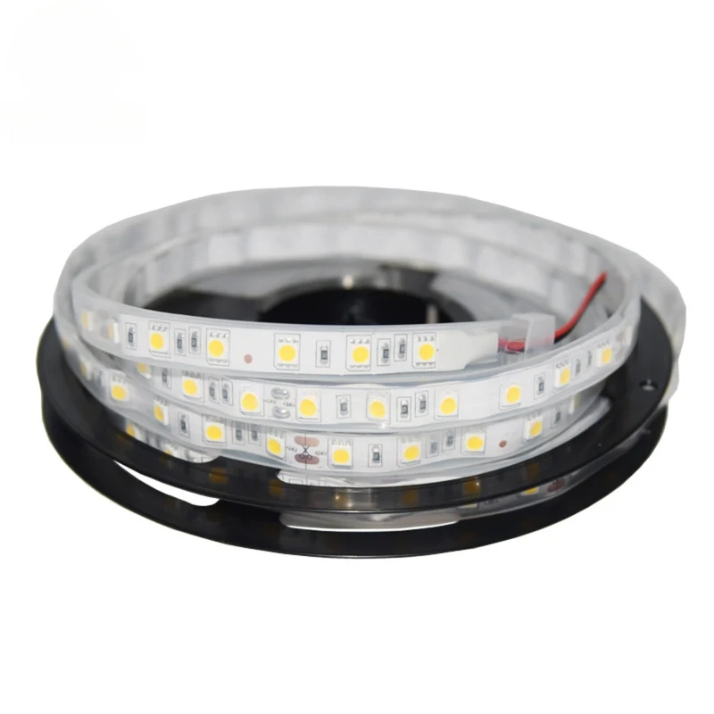 SMD5050 High Brightness LED Strip Light – DC 12V | 60 LEDs/m | 10mm PCB | 26–28lm/LED | Low Voltage LED Tape | IP00 / IP67 | Warm White / Natural White / Cool White / Golden Yellow /Pink | 5/50M