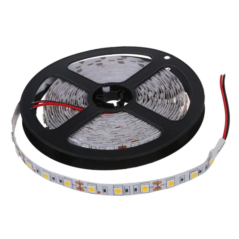 SMD5050 High Brightness LED Strip Light – DC 12V | 60 LEDs/m | 10mm PCB | 26–28lm/LED | Low Voltage LED Tape | IP00 / IP67 | Warm White / Natural White / Cool White / Golden Yellow /Pink | 5/50M
