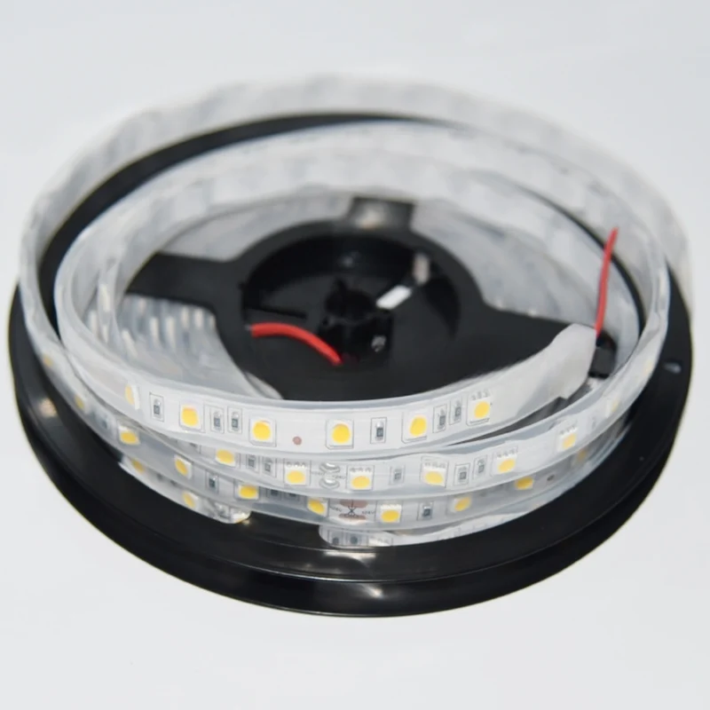 SMD5050 High Brightness LED Strip Light – DC 12V | 60 LEDs/m | 10mm PCB | 26–28lm/LED | Low Voltage LED Tape | IP00 / IP67 | Warm White / Natural White / Cool White / Golden Yellow /Pink | 5/50M