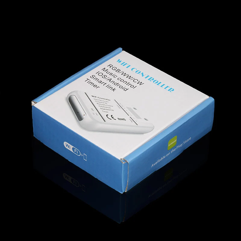 12V-24V DC 5in1 WiFi LED Controller – Compatible with Alexa / Google Home / Magic Home APP | Supports Monochrome, RGB, RGBW, WW+CW, RGBCCT LED Strips | Smart Wireless Control for LED Lights