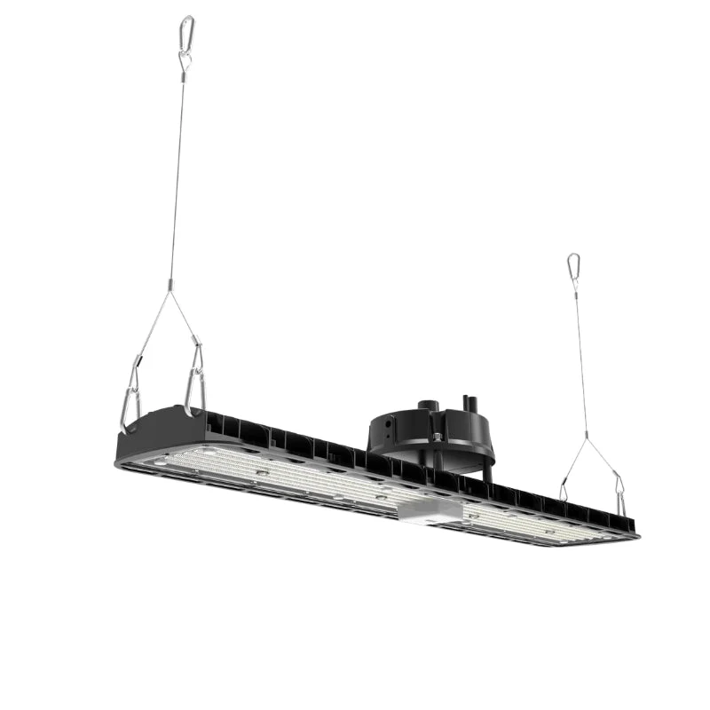 Suspension LED industrielle linéaire 150W/200W/250W 185lm/w avec Détecteur de Mouvement - Garantie 5 ans