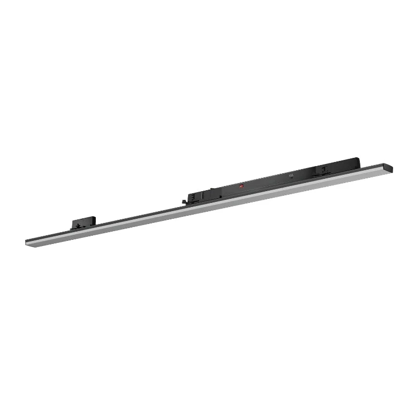Linéaire sur Rail Triphasé 40-55W Ajustable 120cm 120° CCT Noir - 3000K/4000K/6000K