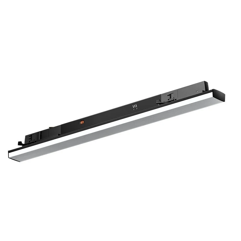 Linéaire sur Rail Triphasé 15-30W Ajustable 60cm 120° CCT Noir - 3000K/4000K/6000K