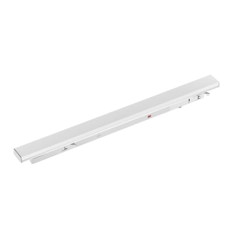 Linéaire sur Rail Triphasé 15-30W Ajustable 60cm 120° CCT Blanc - 3000K/4000K/6000K