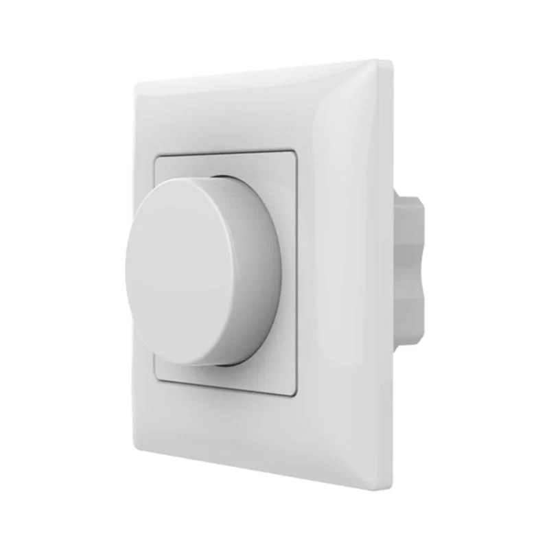 Variateur LED Mural avec Bouton Rotatif 220V 360W TRIAC - Blanc