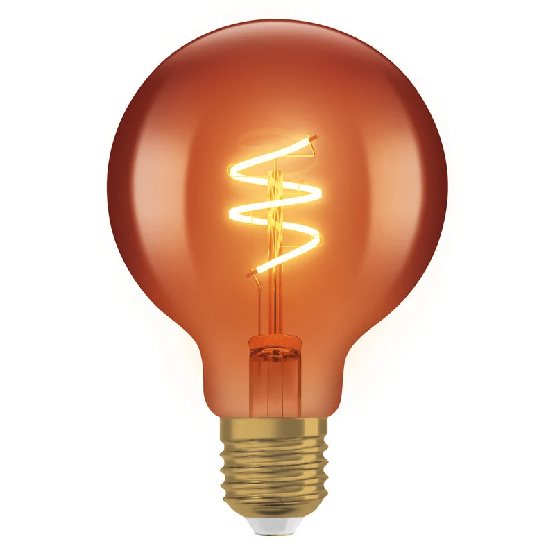OSRAM Vintage 1906 LED CLASSIC SLIM FILAMENT Globe dimmable 3W 618 Cuivre E27