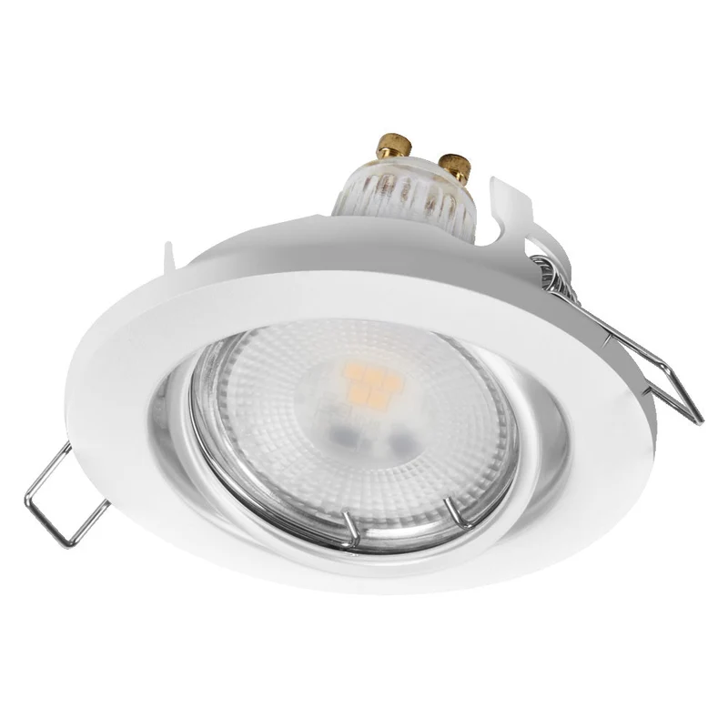 Set de spots encastrés LED OSRAM GU10 orientable 4,5W Blanc ⌀68 mm