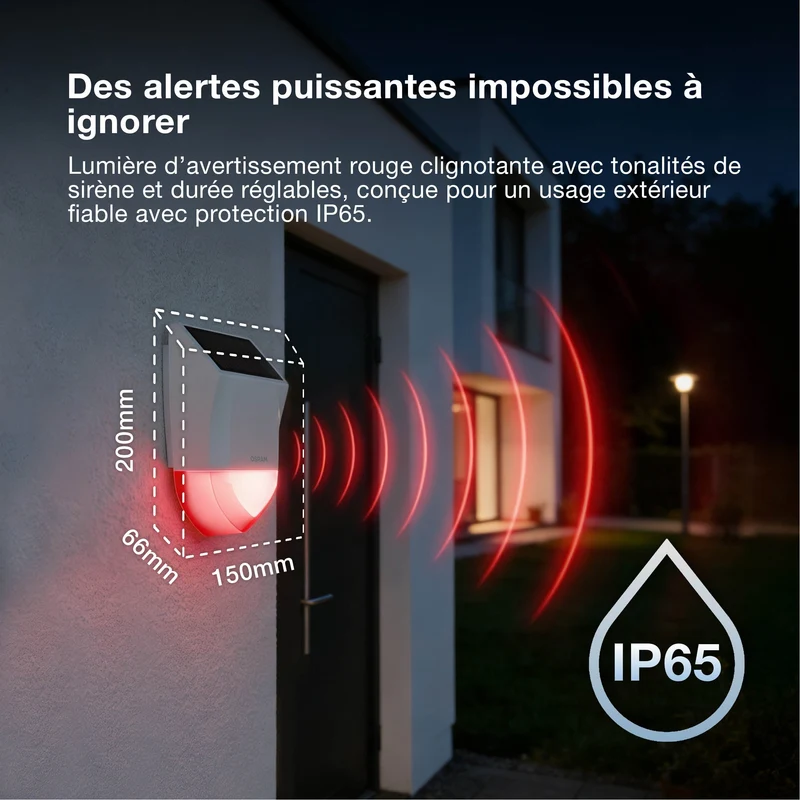 OSRAM SMART+ Sirène extérieure avec technologie WiFi
