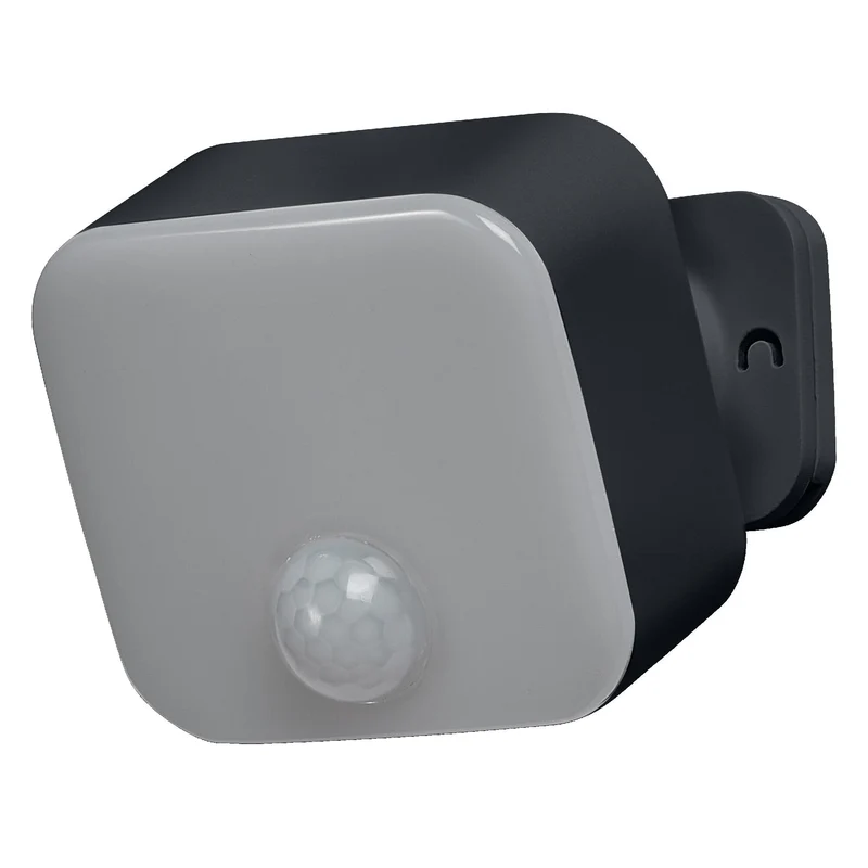 ENDURA® Style USB Capteur carré réglable IP54 Gris foncé