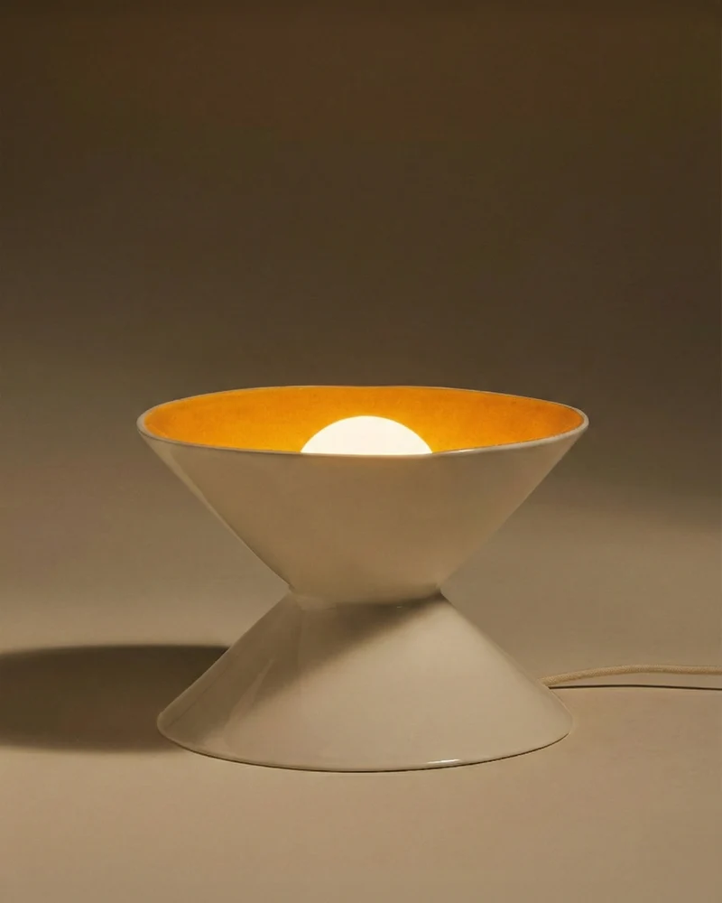 Lampe de table Sablier - Fauve