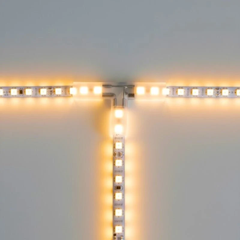 Connecteur en T avec Picots pour Ruban LED 10mm