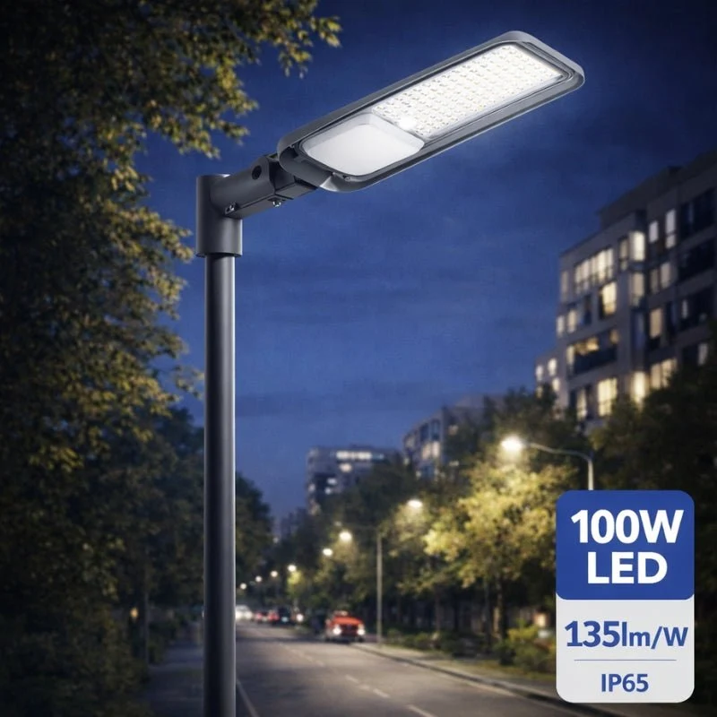 Luminaire LED Urbain 100W IP65 135lm/W
