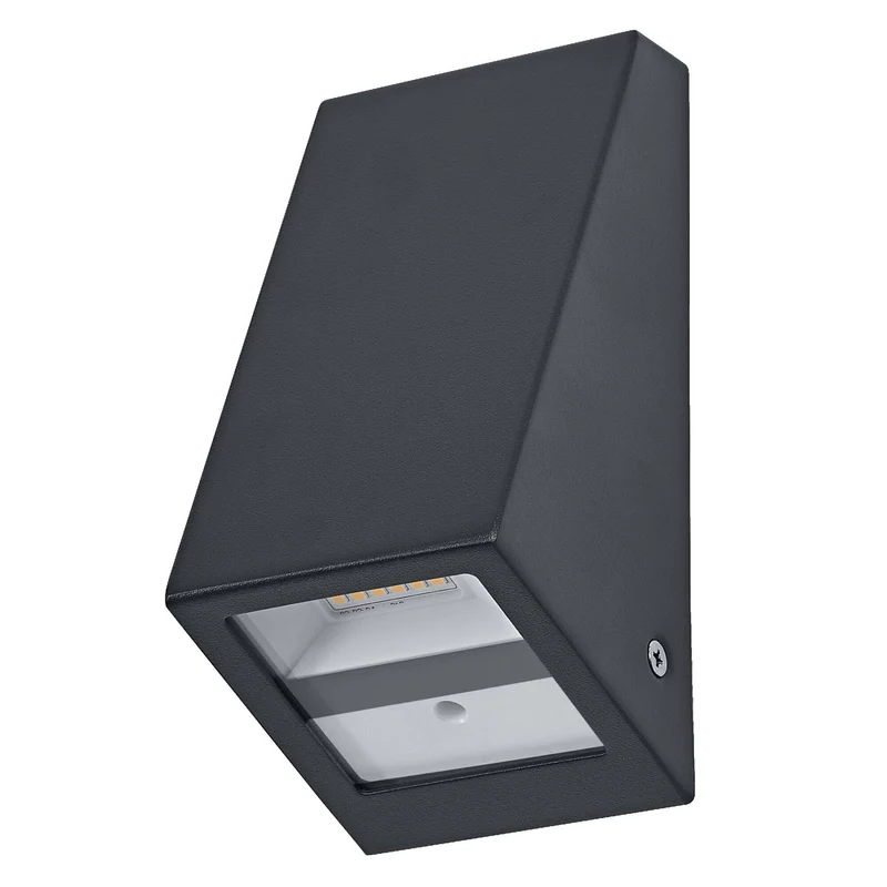 ENDURA® Style USB Applique murale Step Slim Capteur IP44 Gris foncé