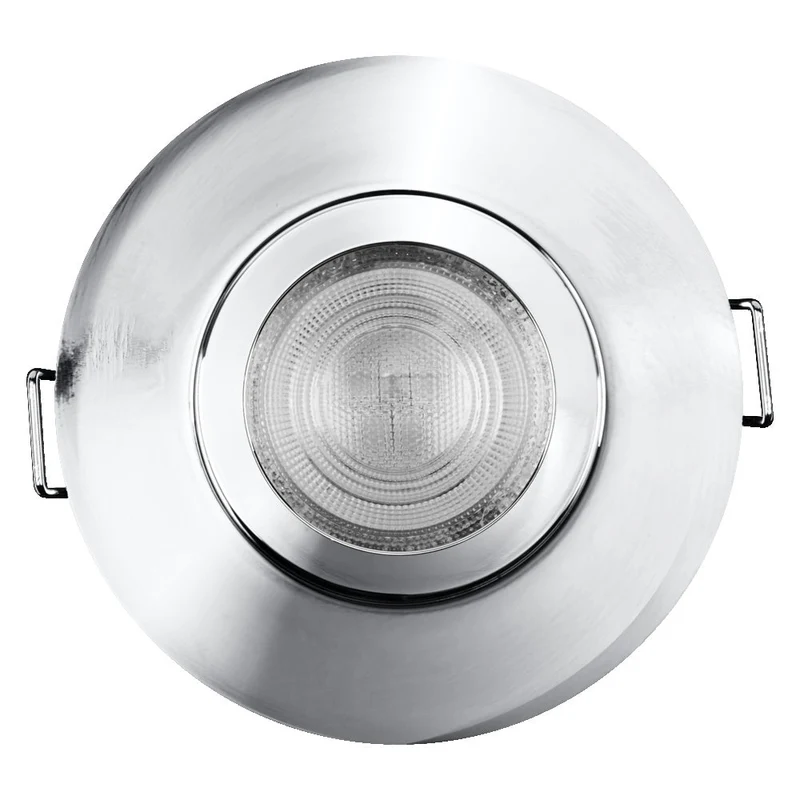 OSRAM Spot LED encastré lampe à poser salle de bain Set GU10 IP65 4,5W Chrome ⌀68 mm